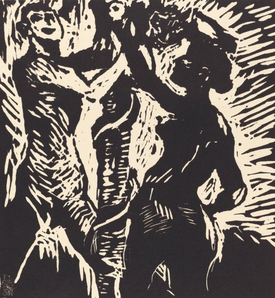 Adam and Eve  by Lovis Corinth - Hand-Painted Oil Painting Reproduction