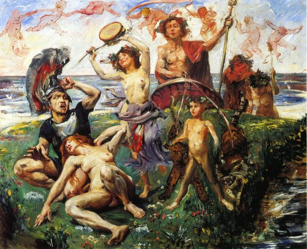 Main Product Photo of Ariadne auf Naxos Painting by Lovis Corinth