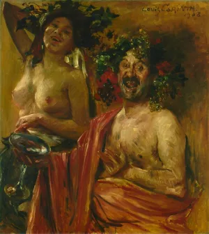 Bacchantenpaar Oil painting by Lovis Corinth