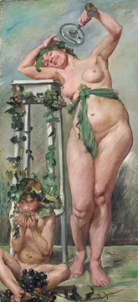 Bacchantin by Lovis Corinth Oil Painting