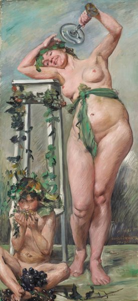Bacchantin  by Lovis Corinth - Hand-Painted Oil Painting Reproduction