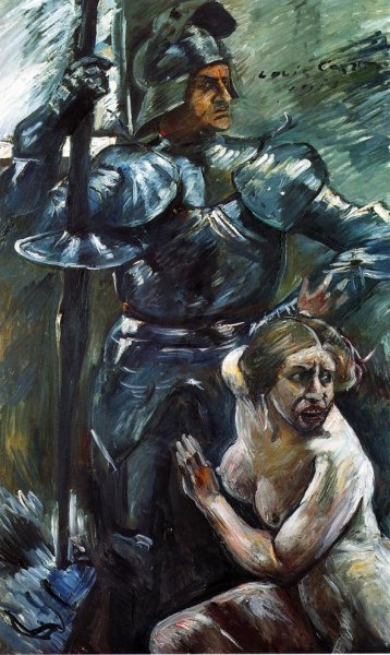 Main Product Photo of Beneath the Shield of Arms Painting by Lovis Corinth