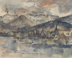 Blick Auf Luzern by Lovis Corinth Oil Painting