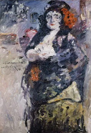 Carmencita, Portrait of Charlotte Berend-Corinth in Spanish Dress by Lovis Corinth Oil Painting