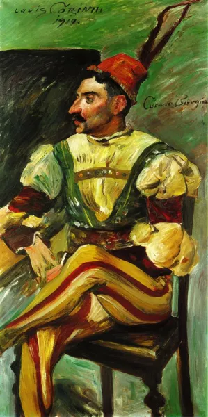 Cesare Borgia Arthur Kraft painting by Lovis Corinth
