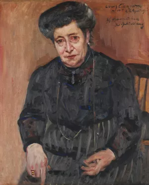 Damenportrat by Lovis Corinth Oil Painting