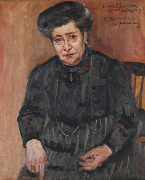 Damenportrat  by Lovis Corinth - Hand-Painted Oil Painting Reproduction