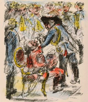 Der Alte Fritz Und Der Alte Ziethen 'Bleibe Er Nur Ruhig Sitzen' by Lovis Corinth Oil Painting