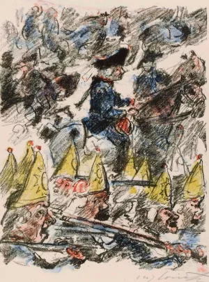 Der Konig Bei Leuthen by Lovis Corinth Oil Painting