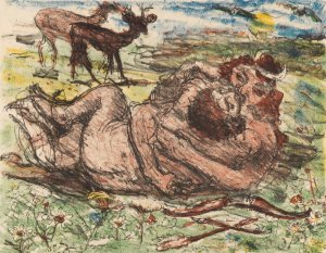 Die Liebschaften des Zeus by Lovis Corinth Oil Painting