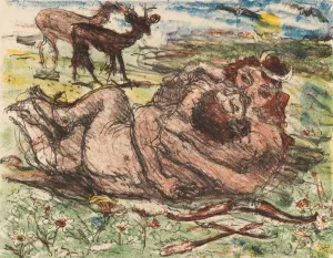 Die Liebschaften des Zeus by Lovis Corinth Oil Painting