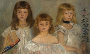 Drei Kleine Madchen by Lovis Corinth Oil Painting