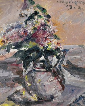 Flieder Im Glaskrug by Lovis Corinth Oil Painting