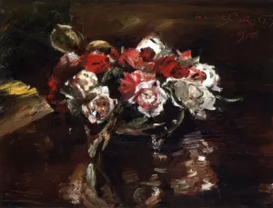 Floral Still Life by Lovis Corinth Oil Painting