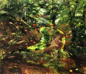 In the Woods Near Bernried by Lovis Corinth - Oil Painting Reproduction