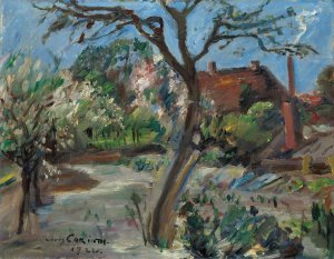 Landscape in early spring by Lovis Corinth Oil Painting