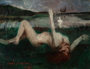 Leda by Lovis Corinth Oil Painting