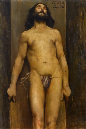 Male Nude by Lovis Corinth Oil Painting