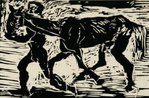 Mann Und Pferd by Lovis Corinth Oil Painting