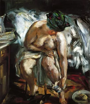 Matinee painting by Lovis Corinth