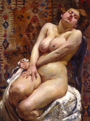 Nana, Female Nude by Lovis Corinth Oil Painting