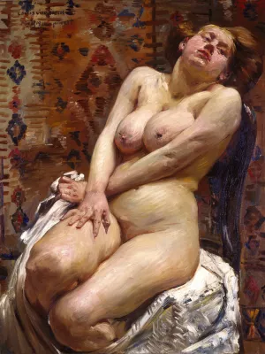 Nana, Female Nude by Lovis Corinth Oil Painting