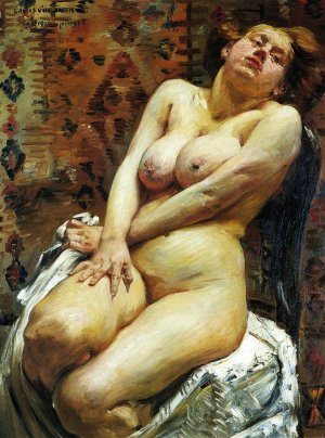 Nana, Female Nude by Lovis Corinth Oil Painting