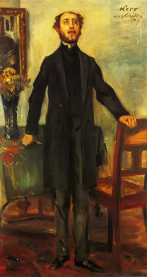 Portrait of Alfred Kerr by Lovis Corinth - Oil Painting Reproduction