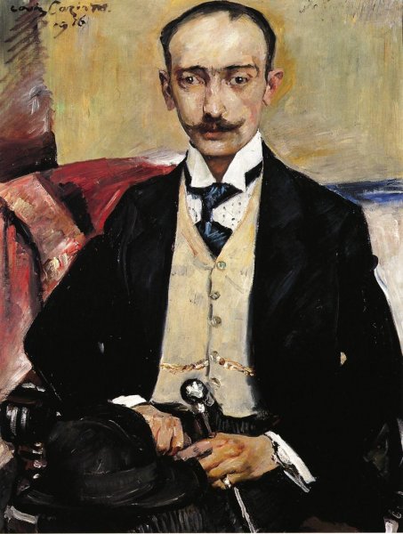 Portrait of Dr. Karl Schwarz by Lovis Corinth - Hand-Painted Oil Painting Reproduction
