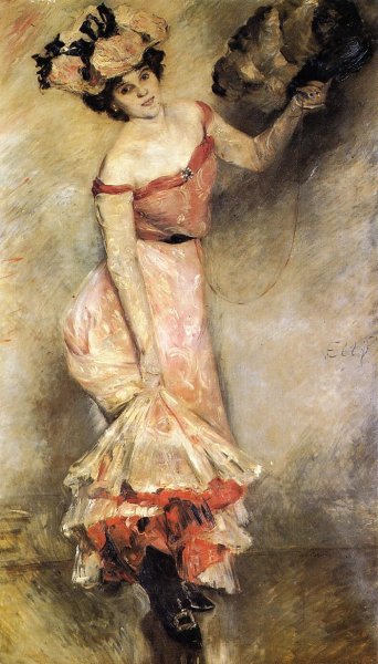 Main Product Photo of Portrait of Elly Painting by Lovis Corinth