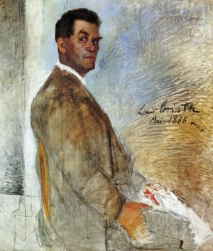 Portrait of Franz Heinrich Corinth Unfinished Oil painting by Lovis Corinth