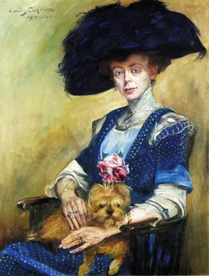 Portrait of Frau Luther by Lovis Corinth - Oil Painting Reproduction