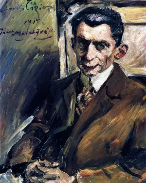 Portrait of Julius Meier-Graefe by Lovis Corinth Oil Painting