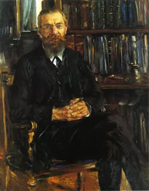 Portrait of Professor Eduard Meyer by Lovis Corinth Oil Painting