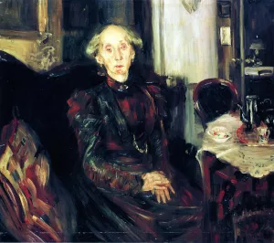 Portrait of Rosenhagen's Mother by Lovis Corinth Oil Painting