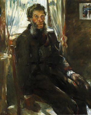 Portrait of the Artist's Uncle, Friedrich Corinth Oil painting by Lovis Corinth