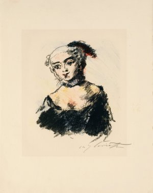 Portrait of the Margravine von Bayreuth by Lovis Corinth Oil Painting