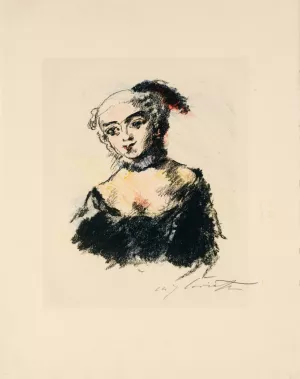 Portrait of the Margravine von Bayreuth Oil painting by Lovis Corinth