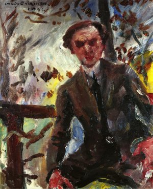 Portrait of the Painter Leo Michelson Oil painting by Lovis Corinth