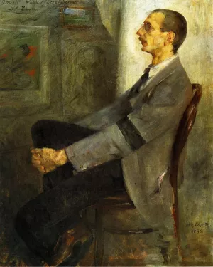 Portrait of the Painter Walter Leistikow by Lovis Corinth Oil Painting
