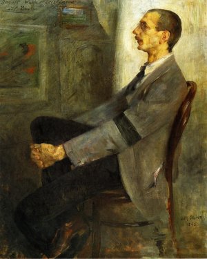 Portrait of the Painter Walter Leistilow Oil painting by Lovis Corinth