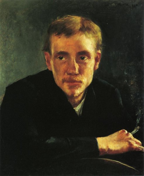 Portrait of the Painter by Lovis Corinth - Hand-Painted Oil Painting Reproduction