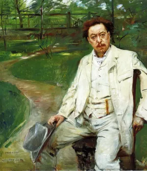 Portrait of the Pianist Conrad Ansorge by Lovis Corinth - Oil Painting Reproduction