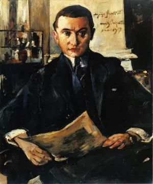 Portrait of Wolfgang Gurlitt by Lovis Corinth Oil Painting