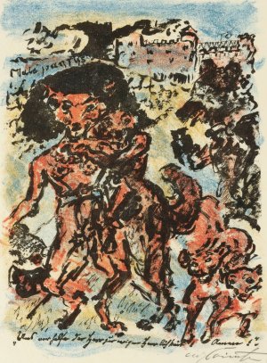 Reinecke Mit Frau Und Kindern, Stolz uber Seine ErhOhung Zum Kanzler Des Reiches by Lovis Corinth Oil Painting