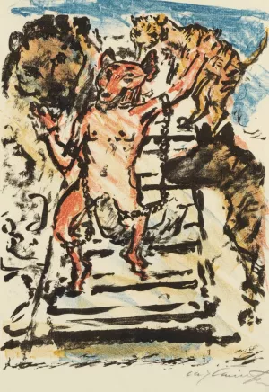 Reinecke, Mit Ketten Gefesselt, Erwartet Seine Hinrichtung by Lovis Corinth Oil Painting