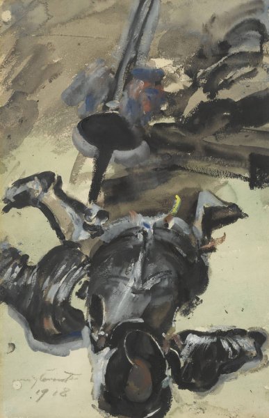 Ritterrustung Und Schwert  by Lovis Corinth - Hand-Painted Oil Painting Reproduction