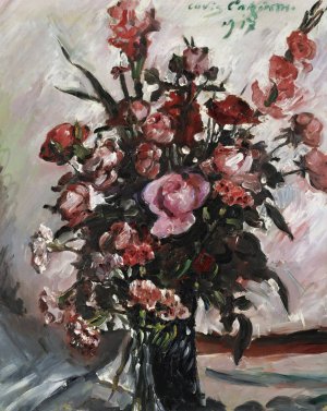 Rosa Rosen by Lovis Corinth Oil Painting