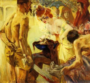 Salome, First Version Oil painting by Lovis Corinth