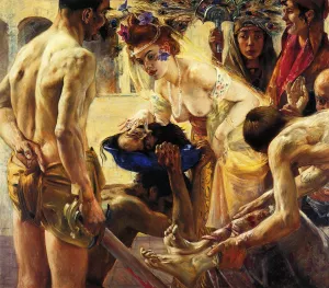 Salome, Second Version by Lovis Corinth - Oil Painting Reproduction